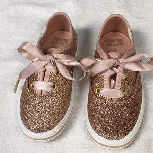 Keds x Kate spade champion glitter youth sneakers